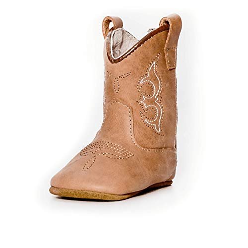 Real Leather Soft Sole Cowboy Boots for Baby Infant Toddler Boys Girls Newborn Crib Prewalkers Or Special Occasion