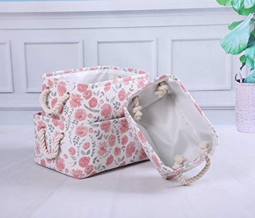 Rectangular Storage Basket Collapsible Organizer Bin Waterproof Toy Box for Organizing Home/Dorm/Kitchen/Pet/Office/Closet/Shelf/Gift Baskets