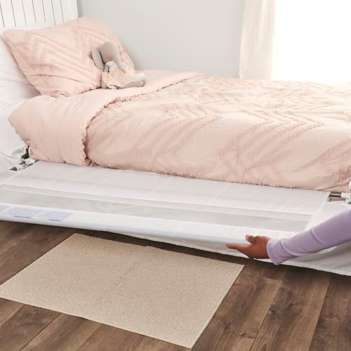 Regalo Hideaway 54-Inch Extra Long Bed Rail Guard, with Reinforced Anchor Safety System