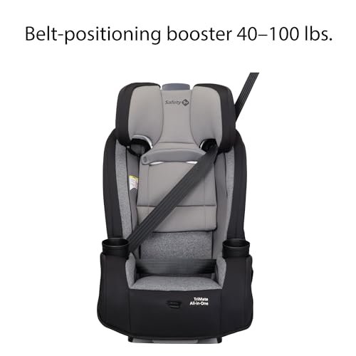 Safety 1st Convertible Car Seat, Convert from Rear to Forward Facing and Belt-Positioning Booster, High Street, From Birth to Age 10, TriMate