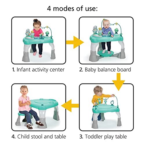 Safety 1st Grow and Go 4-in-1 Stationary Activity Center, Oslo Pink