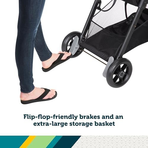 Safety 1st Smooth Ride Travel System Stroller and Car Seat OnBoard™ FLX - Efficient Infant Car Seat Stroller and Infant Car Seat and Stroller Combo, Monument