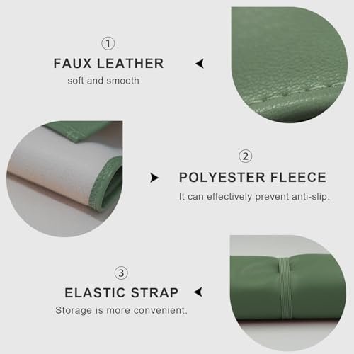 Sage Green Diaper Changing Pad for Baby, Portable Baby Changing Mat for Travel or Home, Foldable Mat Fits Perfectly in Diaper Bag (67-03)