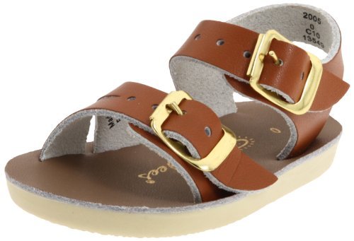Salt Water Sandals Sun-San Sea Wee, Tan, Size Infant 2