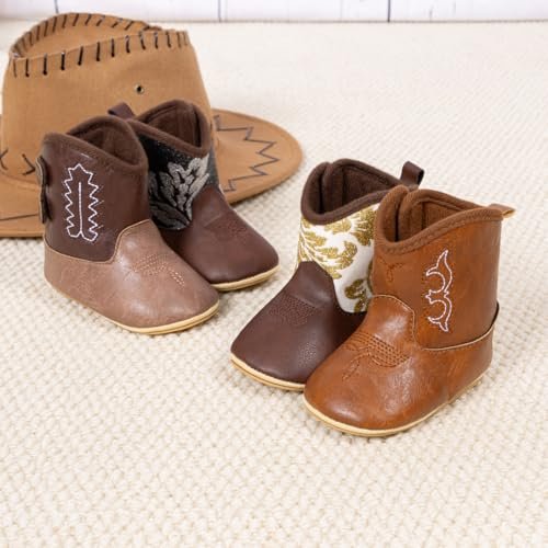 Sawimlgy Infant Baby Boys Girls Plush Winter Snow Boots Cowboy Tassels Bowknot Ankle Side Zipper Soft Sole Boots Toddler Newborn Warm First Walker Crib Outdoor Shoes