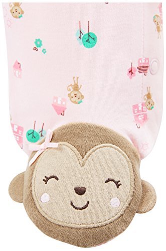 Simple Joys by Carter's Baby Girls' 2-Pack Cotton Snap Footed Sleep and Play