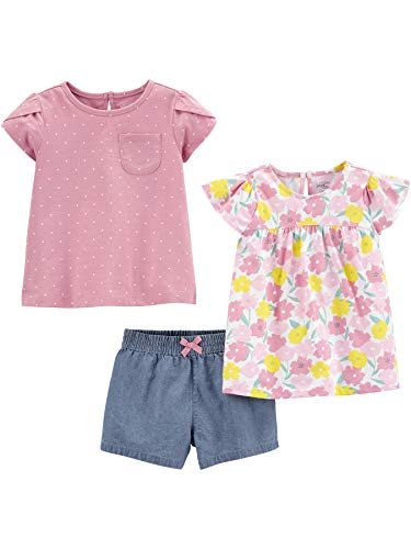 Simple Joys by Carter's baby-girls 3-piece Playwear Set