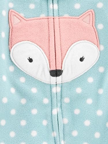Simple Joys by Carter's Baby Girls' Fleece Footed Sleep and Play, Pack of 2