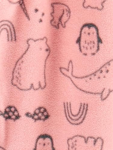 Simple Joys by Carter's Baby Girls' Fleece Footed Sleep and Play, Pack of 2