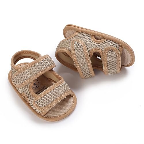 SOFMUO Baby Girls Boys Sparkly Bowknot Sandals Premium Soft Anti-Slip Rubber Sole Infant Summer Outdoor Shoes Toddler First Walkers