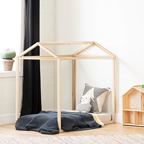 South Shore Sweedi Toddler House Bed, Natural Wood