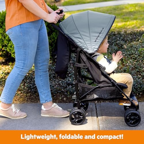 Summer Infant Ford Bronco HighGear Stroller by Bright Starts, Lightweight Foldable Stroller with Sport Details, Large Storage Basket, Anti-Shock & Lockable Wheels, Unisex Area 51 Blue/Green
