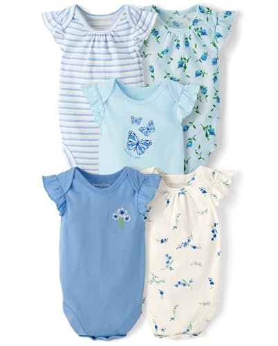 The Children's Place baby-boys And Newborn Short Sleeve Bodysuits, Multipacks