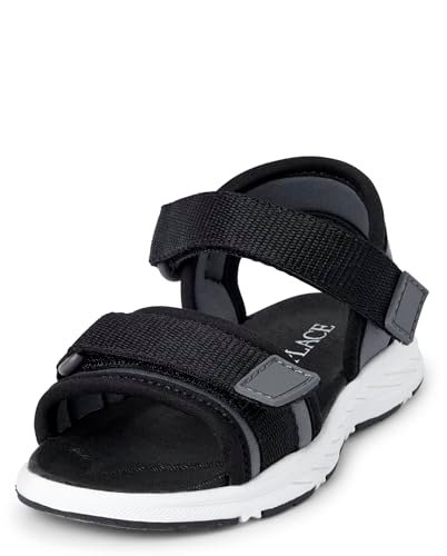The Children's Place Baby Boys and Toddler Sporty Sandal with Adjustable Straps