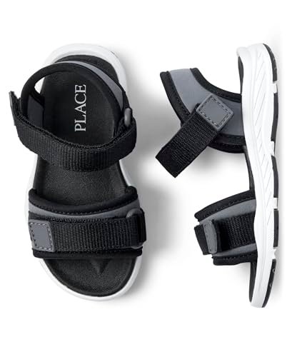 The Children's Place Baby Boys and Toddler Sporty Sandal with Adjustable Straps