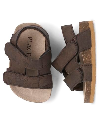 The Children's Place Baby-Boy's Newborn Flat Sandals
