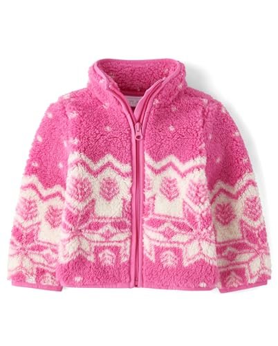 The Children's Place Baby Girls' and Toddler Sherpa Jacket
