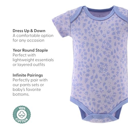 The Peanutshell Baby Girls' Bodysuits, Baby Girl Clothes, Newborn to 24m Baby Outfits, New Born Babygirl, Infant Clothing Set