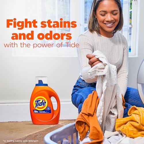 Tide Liquid Laundry Detergent, Original, 64 loads, 84 fl oz, HE Compatible (Packaging May Vary)