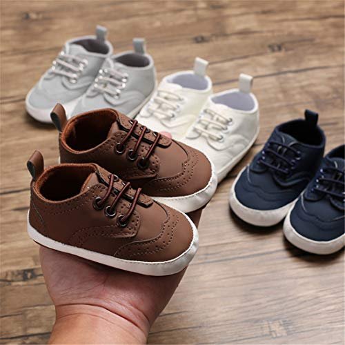 Timatego Infant Baby Boys Girls Snow Boots Non Slip Soft Sole Toddler First Walker Crib Warm Winter Shoes 3-18 Months