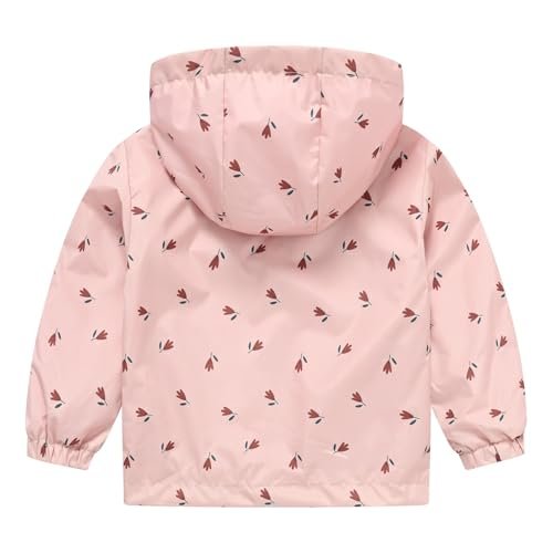 Toddler Baby Spring Jacket Girls Boys Cute Cartoon Windbreaker Coats Rain Jacket Hooded Zip Light Outerwear