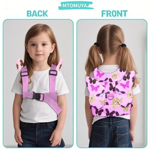 Toddler Harness with Anti Lost Wrist Link - Baby Safety Leash for Kids for Travel for Crowded Parks, Airports