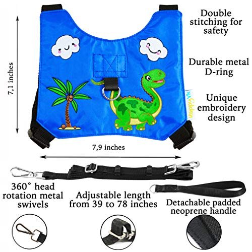 Toddler Leash Harness Kid Leash Child Safety Harness Baby Leash Anti Lost Ages 1-4