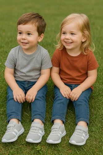 Toddler Sneakers for Boys and Girls, Lightweight Breathable Running Shoes, Non-Slip Walking Shoes for Baby/Little Kids