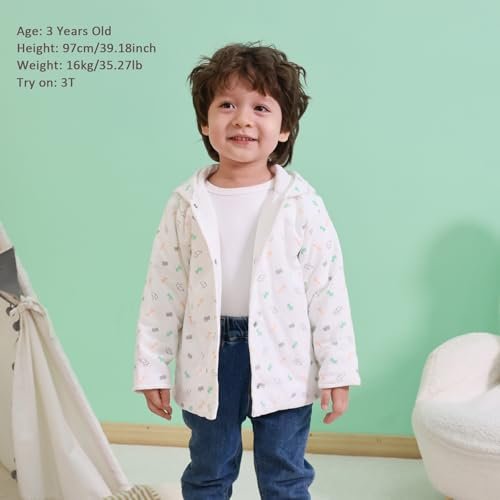 Toddler Winter Coat, Baby Girl Autumn Jacket, Baby Boy Hoodies Outerwear, Comfortable Soft Winter Autumn Kids Warm Clothes