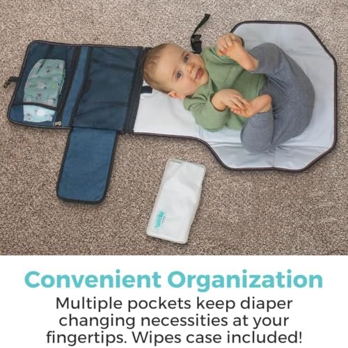 Toddleroo by North States Travel Changing Pad in Navy
