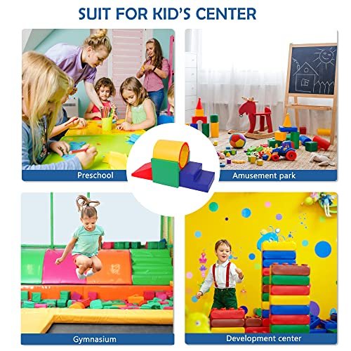 Tunnel/Ramps Foam Climber, Climb & Crawl Foam Activity Play Set for Toddlers and Kids, Safe Indoor Crawling Gym Equipment for,Infant,Baby Waterproof Easy to Clean