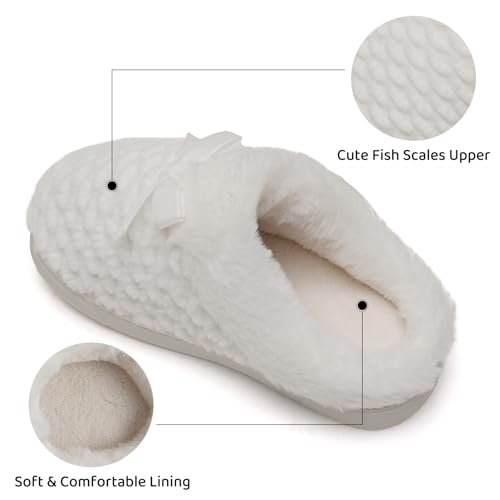 WateLves Girls Slippers Kids Slip On Winter House Shoes Anti-Slip Soft Coral Fleece Slipper for Indoor & Outdoor
