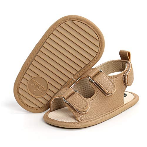 WILLFUN Baby Boys Girls Summer Sandals Closed-Toe Infant Soft Rubber Sole Outdoor Shoes for Toddler First Walkers