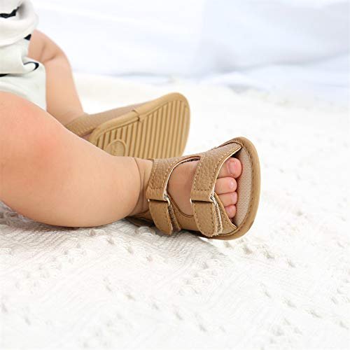 WILLFUN Baby Boys Girls Summer Sandals Closed-Toe Infant Soft Rubber Sole Outdoor Shoes for Toddler First Walkers
