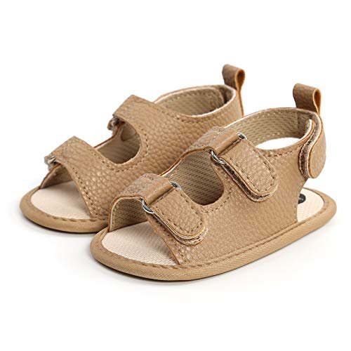 WILLFUN Baby Boys Girls Summer Sandals Closed-Toe Infant Soft Rubber Sole Outdoor Shoes for Toddler First Walkers