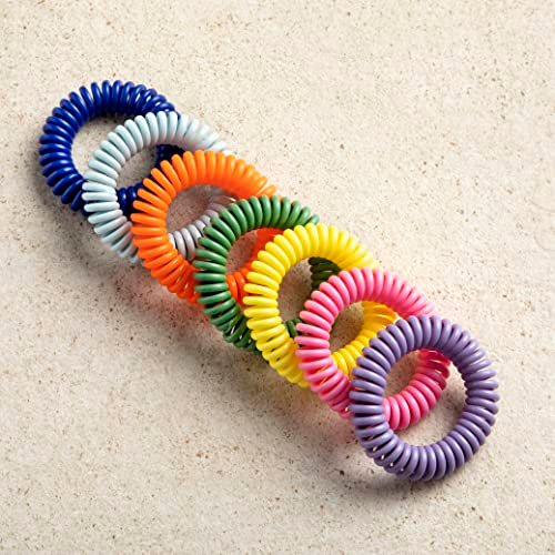 15 Pack Mosquito Repellent Bracelets, DEET-Free for Kids & Adults, Individually Wrapped Bands