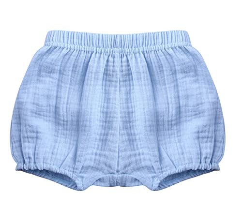 2 Pack Toddler Baby Girls Boys Summer Clothes Cotton Solid Bloomer Basic Shorts Bow Diaper Covers