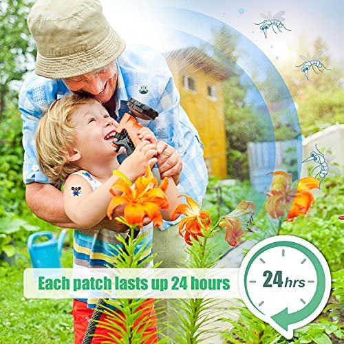 240 Pack Mosquito Repellent Stickers for Kids Adult Outdoor Indoor Travel, Natural Plant Based Ingredients Mosquito Patches Stickers with 4 Pack Mosquito Bracelets