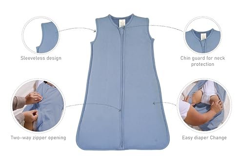 4Pc Comfy Cozy Set - 2 Sleep Sack & 2 Footed Pajamas, Super Soft Baby Clothes, Sleepwear Set