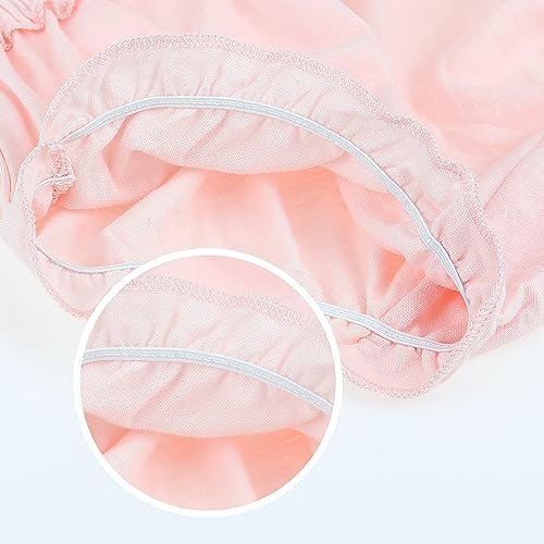 5 Pcs Baby Bloomers Diaper Cover for Toddler Girls Soft Cotton Shorts Toddler Undies