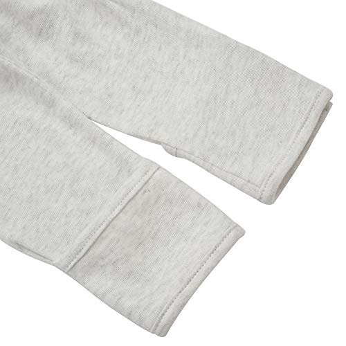 Aablexema Baby Footie Pajama with Mitten Cuffs, Double Zipper Infant Cotton clothes Sleeper Pjs, Footed Sleep Play