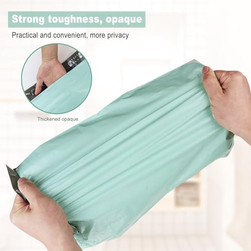 Adult Diaper Disposal,100 Pack Plastic Bags for Adult Diaper Disposal,Self-Adhesive Strips to Seal in Odours,Waterproof and Leak-Proof,Suitable for Elderly Nappy Care at Home and for Travel (Green)