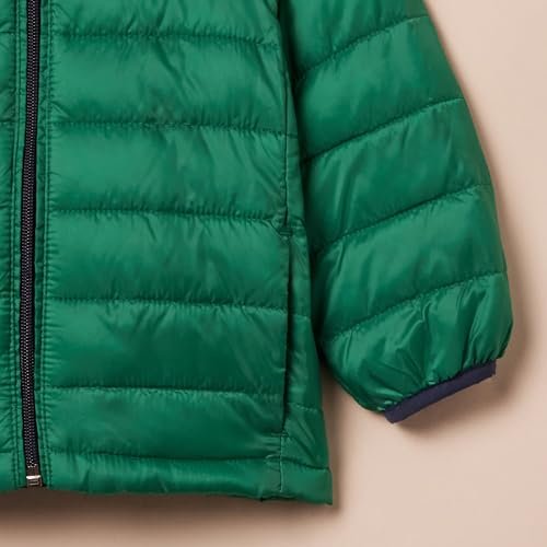 Amazon Essentials Boys and Toddlers' Lightweight Water-Resistant Packable Hooded Puffer Jacket