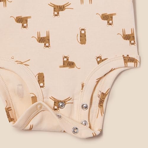 Amazon Essentials Unisex Babies' Sleeveless Bodysuits, Pack of 6