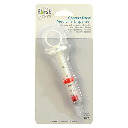 American Red Cross Correct Dose Medicine Dispenser with Markings for Common Infant Medicine Doses