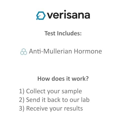 AMH Test for Women – Check Your Anti-Mullerian Hormone Levels – Essential for Women’s Fertility Insight – Convenient Home Testing – Analysis by CLIA-Certified Lab – Verisana
