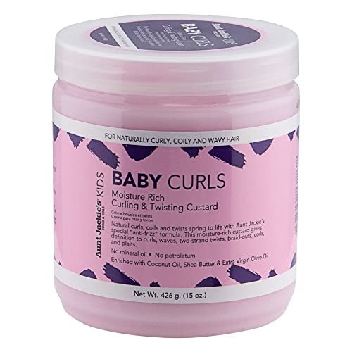 Aunt Jackie’s Kids Hair Care Bundle – 5 Full-Size Products for Easier Combing, Styling & Nourishing Hair – Made with Natural Herbal & Botanical Ingredients (12 oz, 15 oz, 8 oz)