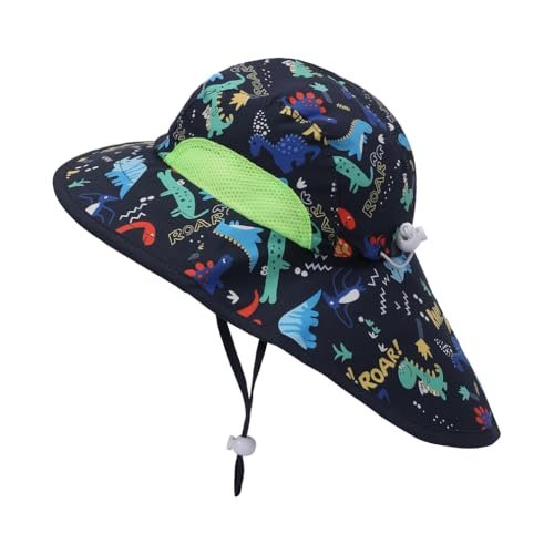 Baby Boy Swimsuit Rash Guard Shirts Toddler Boy Swimwear Sun Protection Infant One Piece Bathing Suit with Sun Hat