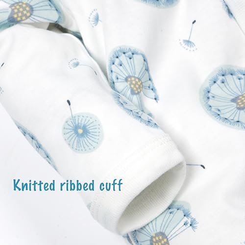 Baby Boys Girls Cotton Footies Multi Pack Long Sleeve Baby Footed One-Piece Jumpsuit Multi Pack