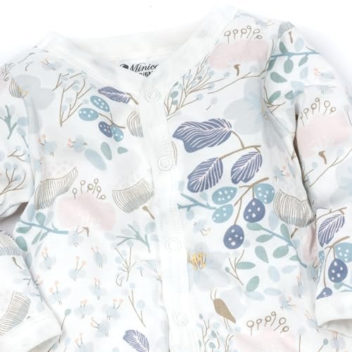 Baby Boys Girls Cotton Footies Multi Pack Long Sleeve Baby Footed One-Piece Jumpsuit Multi Pack